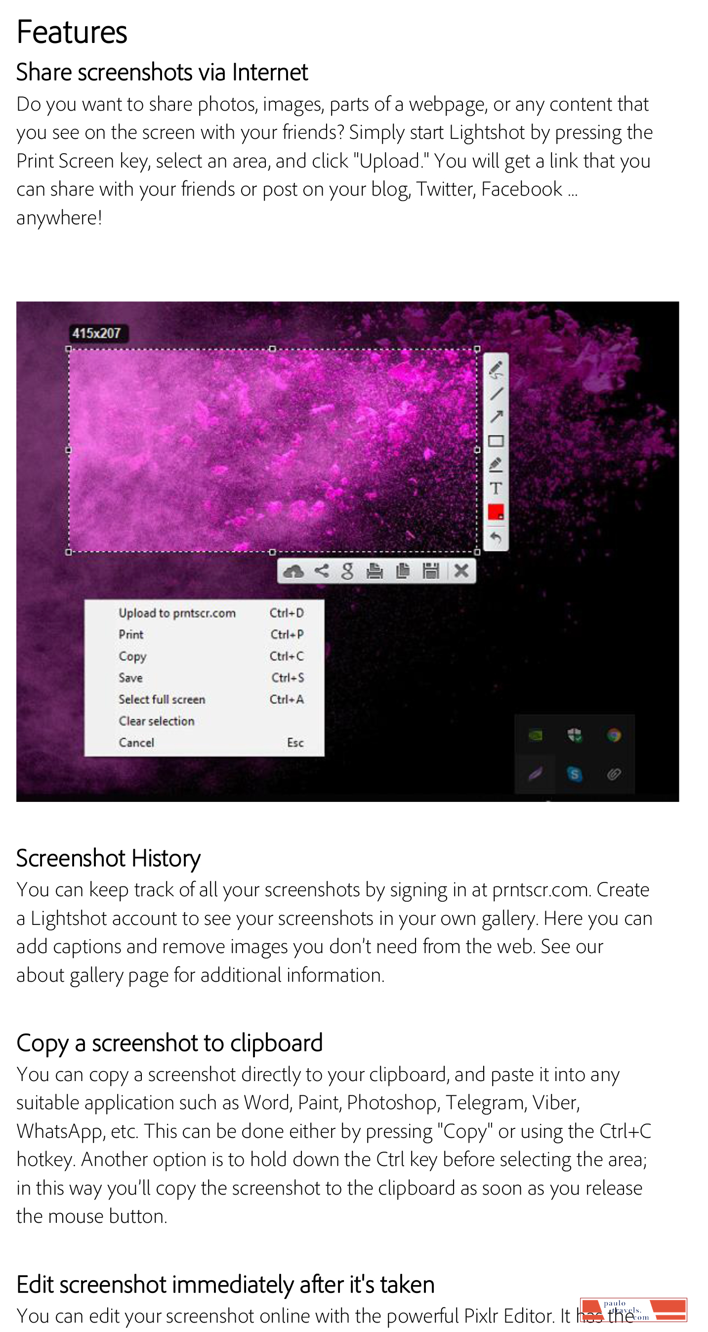 a developing guide to make a super fast screenshots